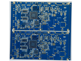 4 layers blue oil communication pcb